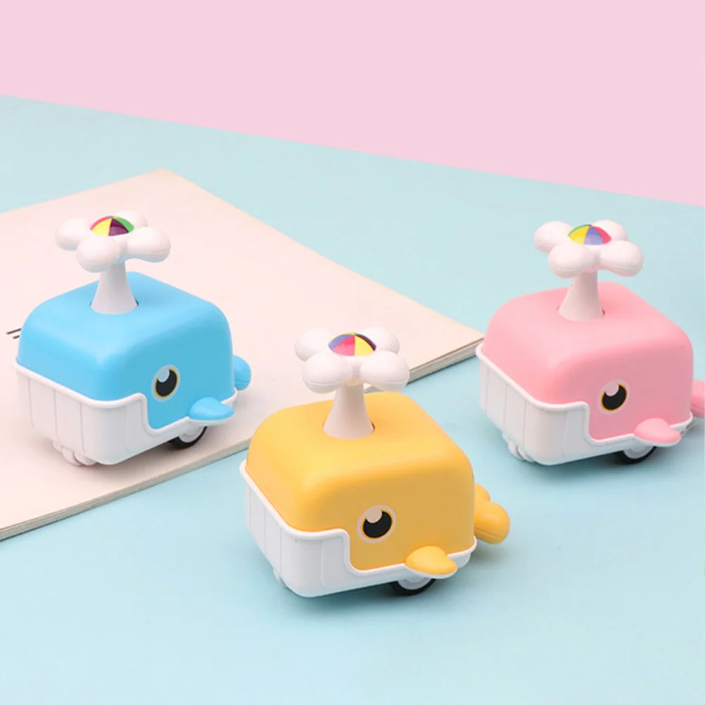 

2 Pcs Power Control Car Whale Toys Kids Party Favors Props Interesting Birthday Gifts Plastic Children Cars