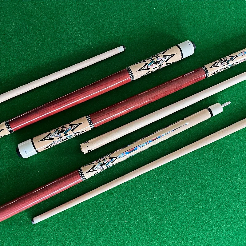 High-Quality Maple Pool Cue with Exquisite Gloss Finish and Premium Shock-Absorbing Rubber Butt Cap - Nine Ball Cue Stick