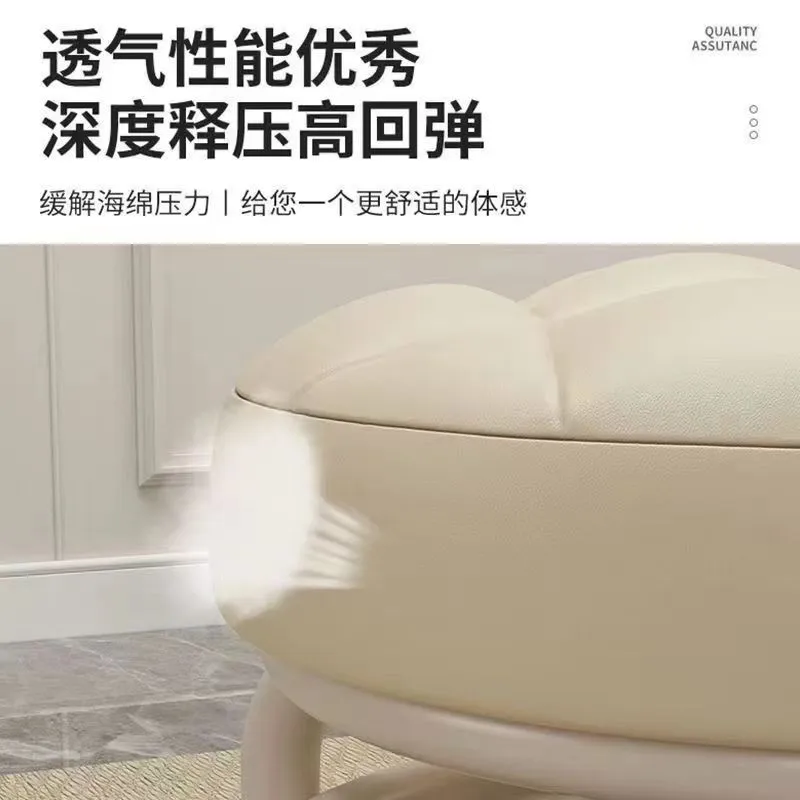 풀리, 낮은 의자, 유니버설 휠, 작은 의자, 바퀴 달린 좌석, 어린이용 다기능 신발 교환 의자, 원형 의자