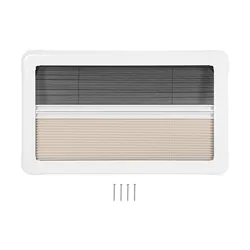 RV Window Interior Shade 28x16inch RV Windows Interior Shade Blinds Screen UV for Camper Van Motorhome Window