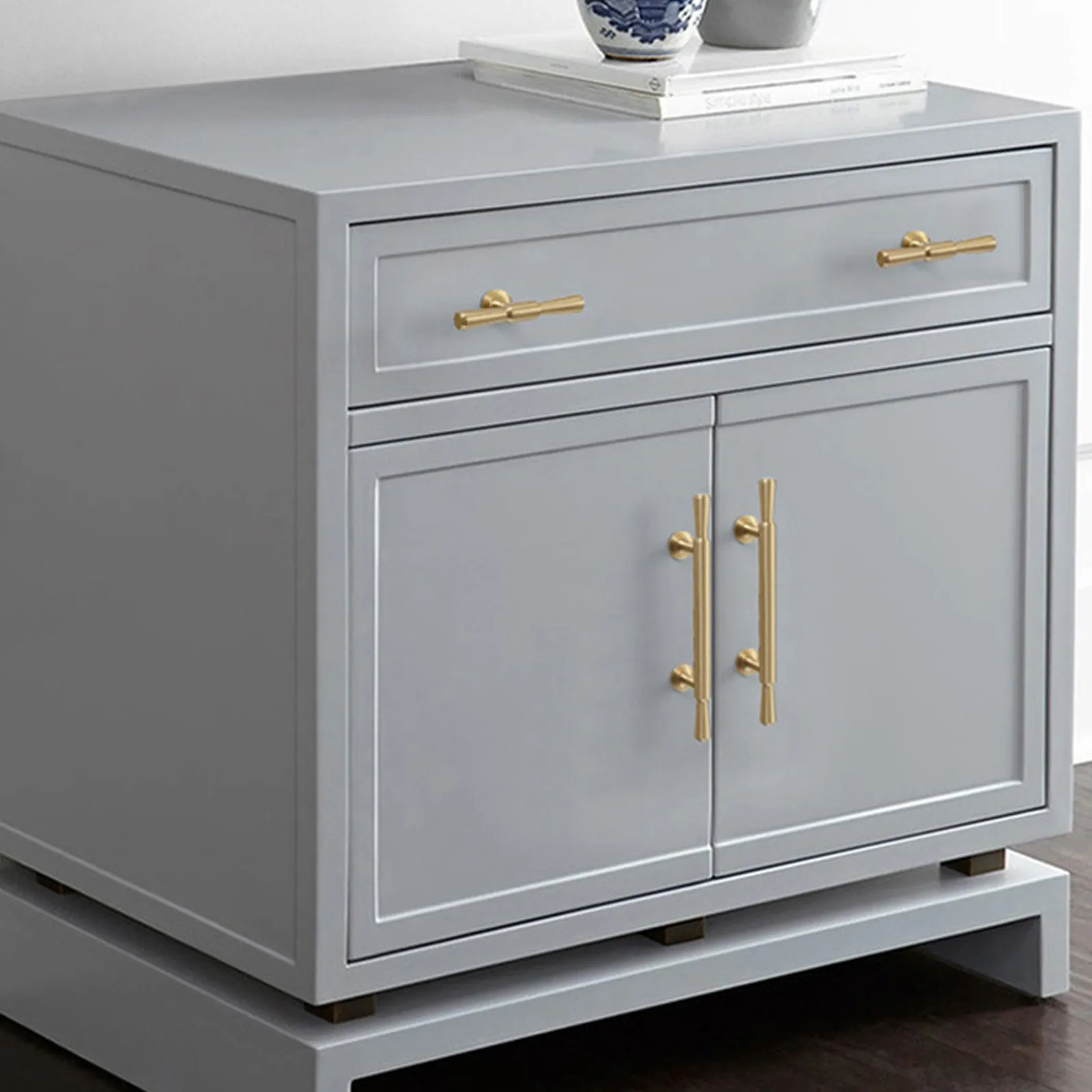 2Pcs Solid Brass Full Bar Drawer Pull Handles Classic Elegant Cabinet Wardrobe Furniture Hardware Kitchen Cupboard