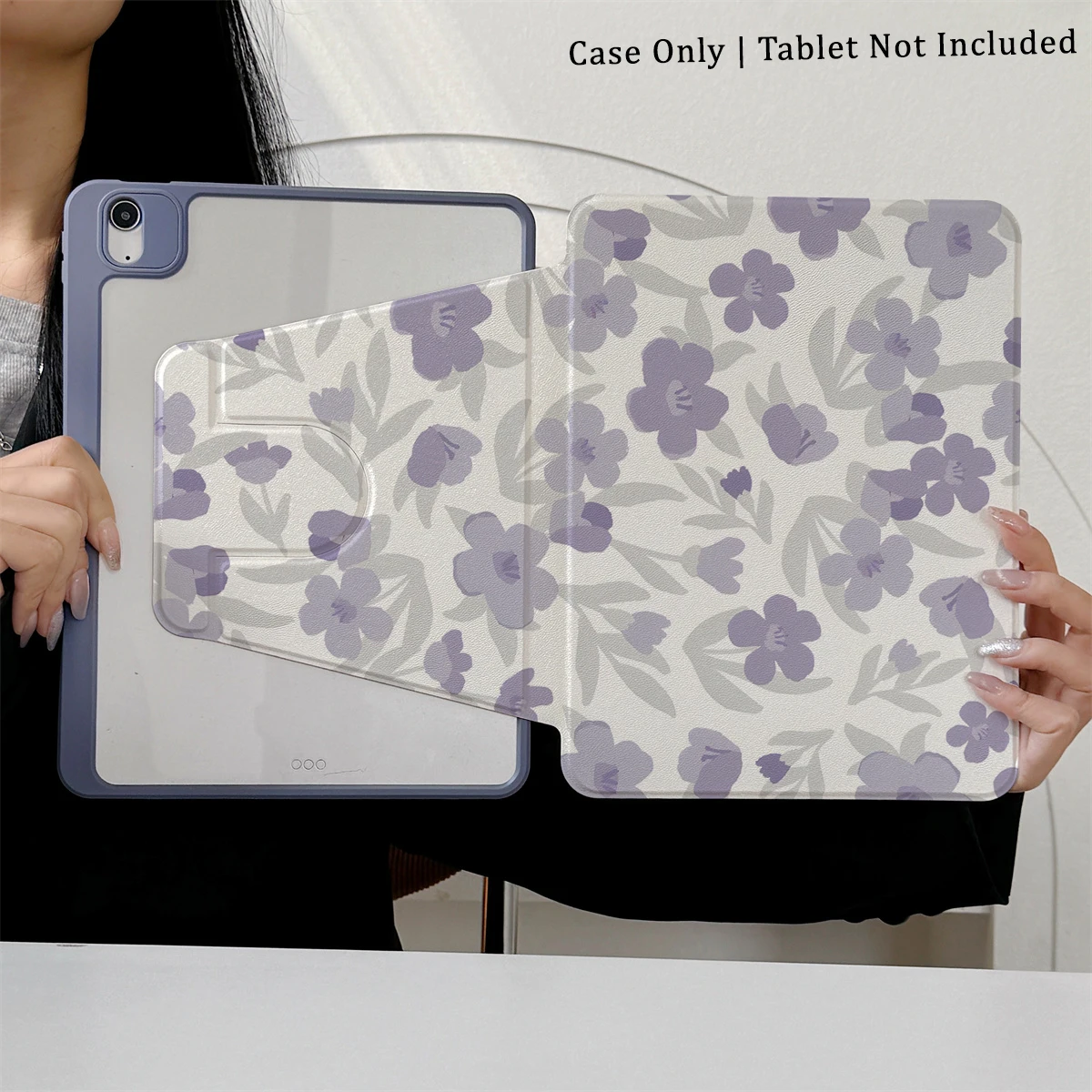 

360 ° Rotating Foldable Case to Easily Protect Your Pad: Compatible with iPad Air 6,Air 5,4,10,2024,air m3/a16 2025