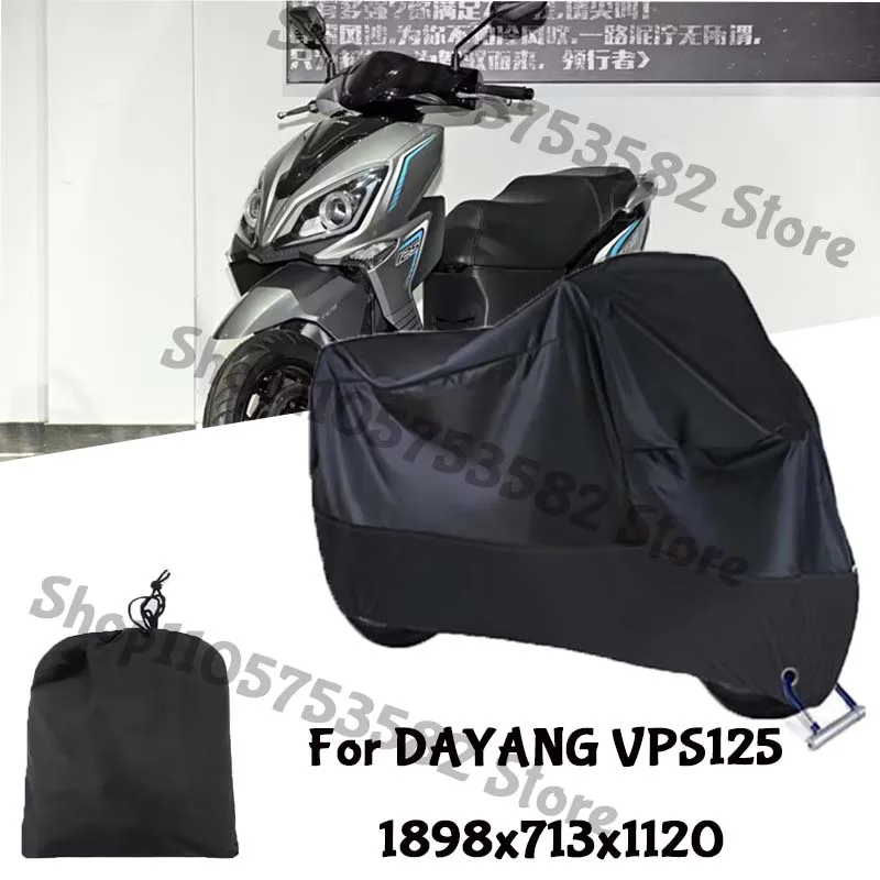 Motorcycle Full Covers For DAYANG VPS125 Car Outdoors Sun Protection Dust No Ear Thickened Oxford Clothcover Accessories