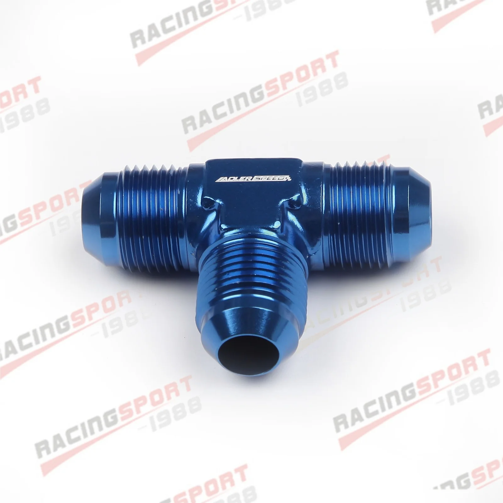 

Flare Tee Male AN Fitting Connector Adapter for Oil Fuel Line Aluminum Forged with Anodized Finish Blue/Black AN10 10AN