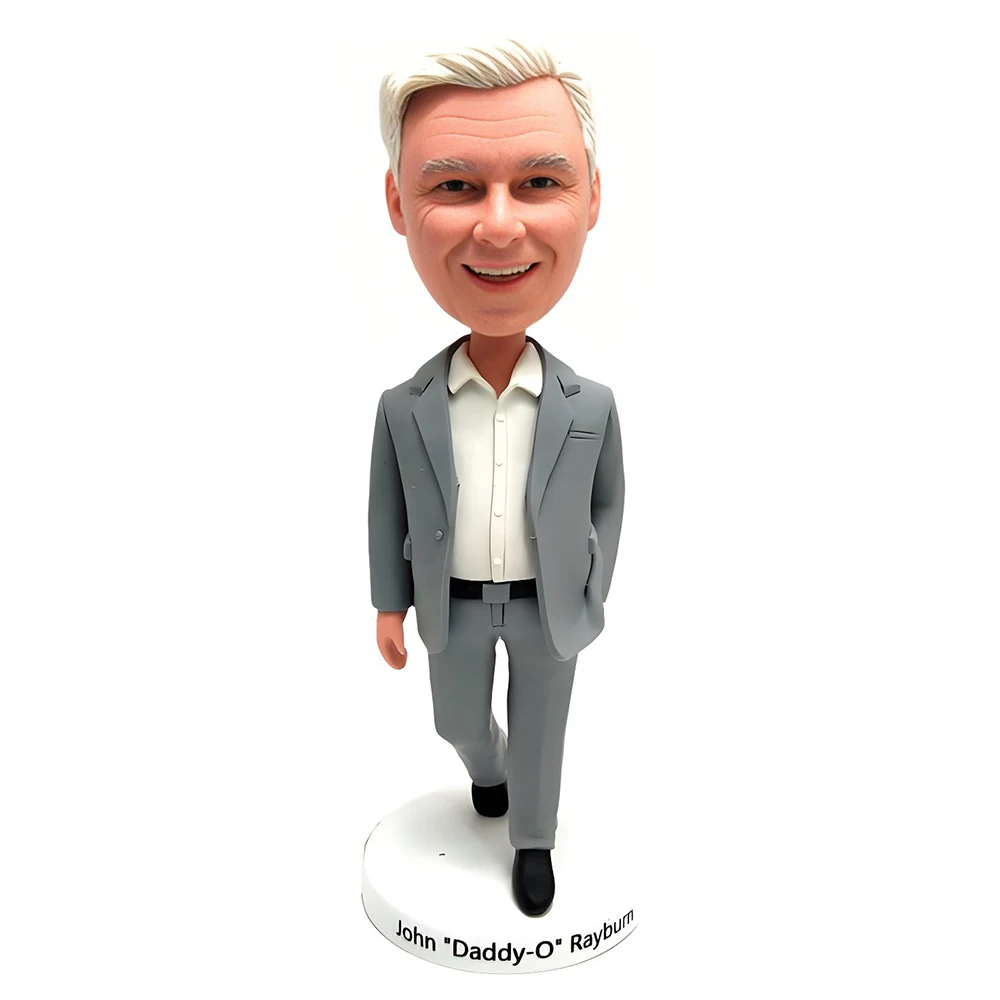 Dad Custom Bobbleheads,Personalize Figures Handmade Sculpture for Father Birthday Christmas Anniversaries,Based on Your Photo