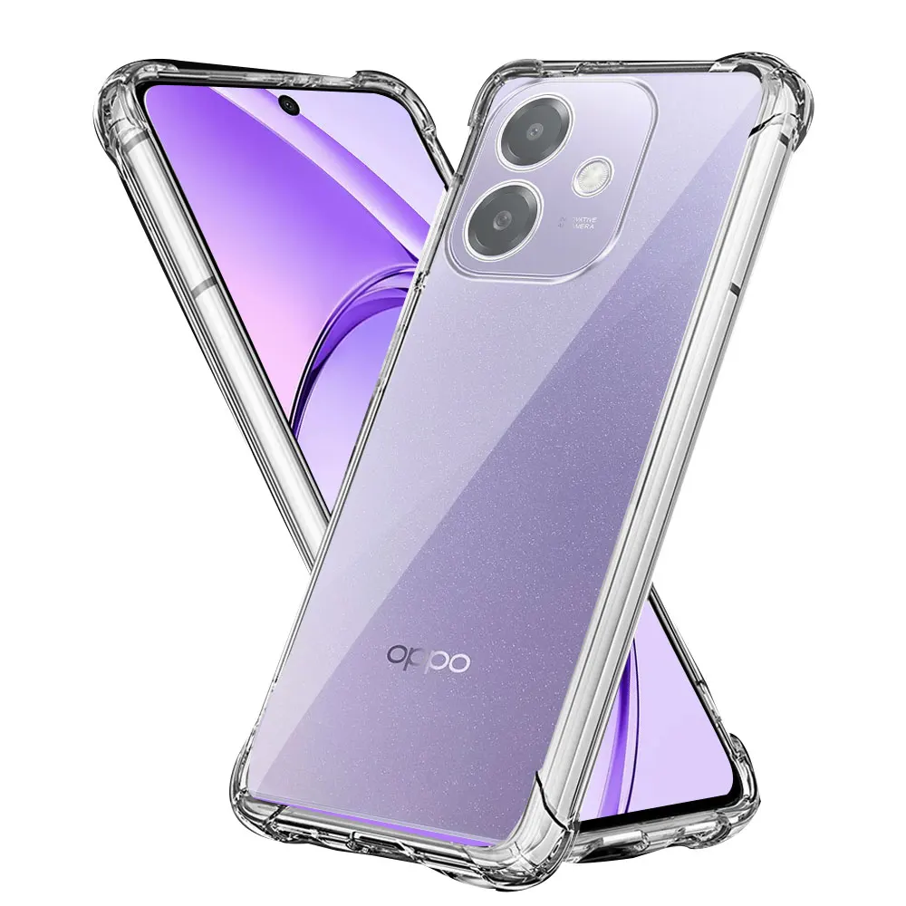 For Oppo A3 5G /A3 4G Case Shockproof Airbag Phone Case For OPPO A3X A 3X 5G Clear Silicone Soft Coque For Oppo A3 A3X Cover