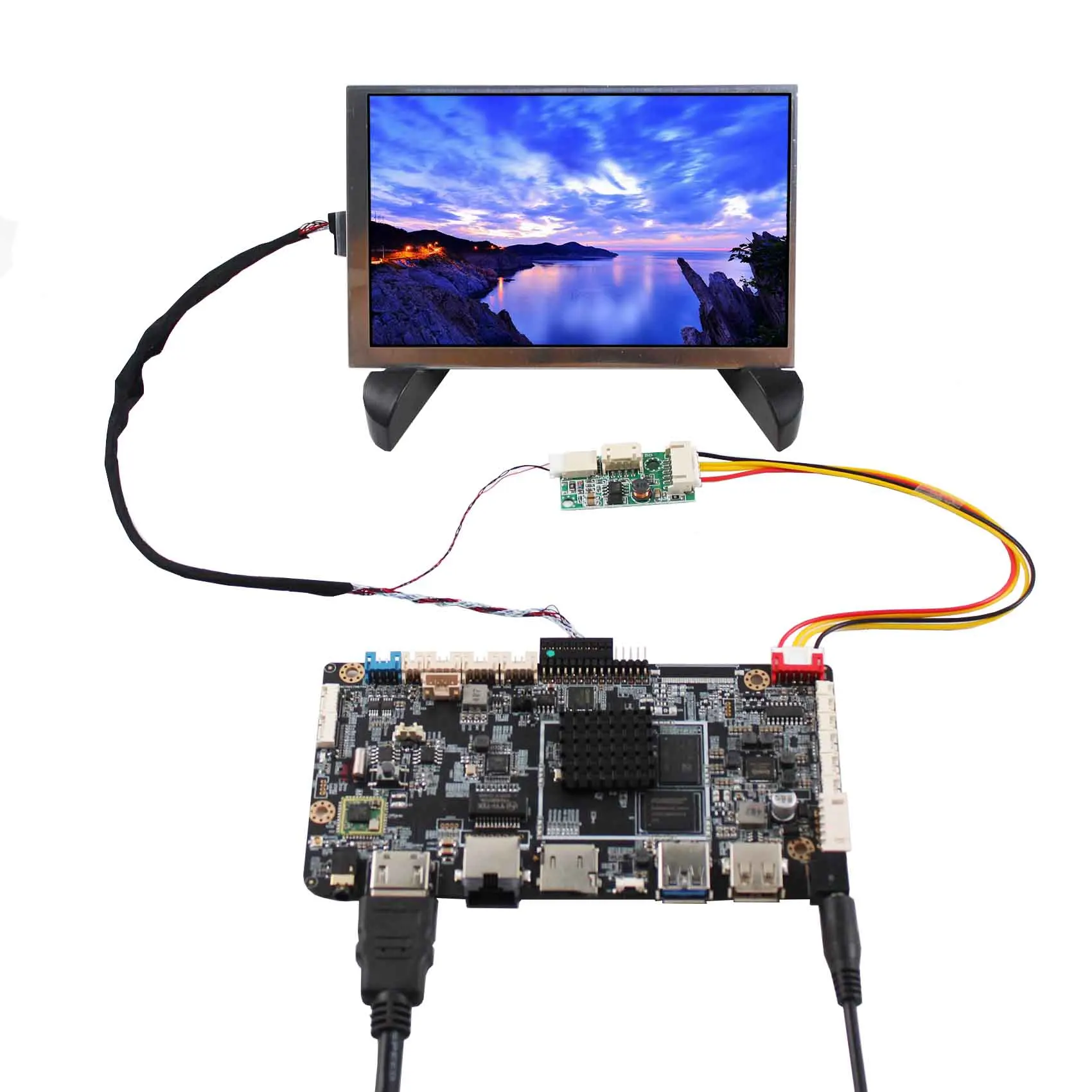 5.6 inch LTD056ET3A 1024X600 LCD Screen and Android 11 HD-MI USB Controller Board