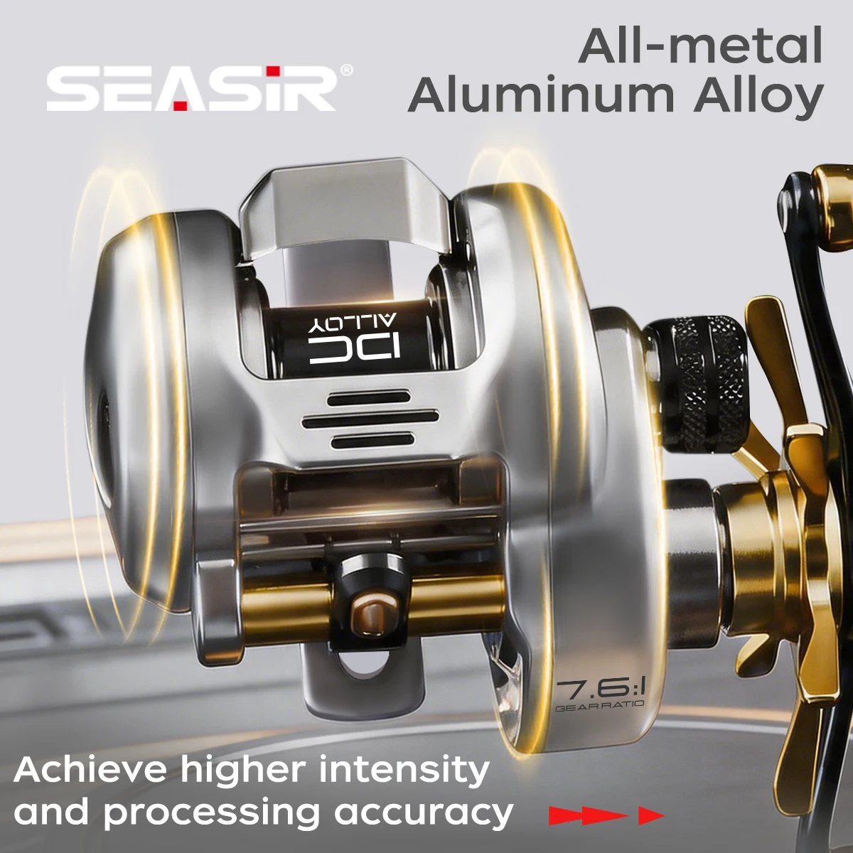 Reel Pancing Baitcast SEASIR D - Ocean Drum Wave ulasan dan harga