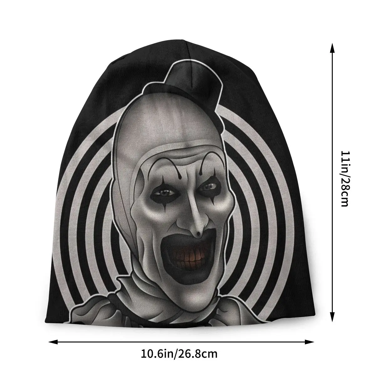 Art The Clown Classic Thin Skullies Beanies Fashion Caps For Men Women Terrifier Horror Films Ski Caps Bonnet Hats