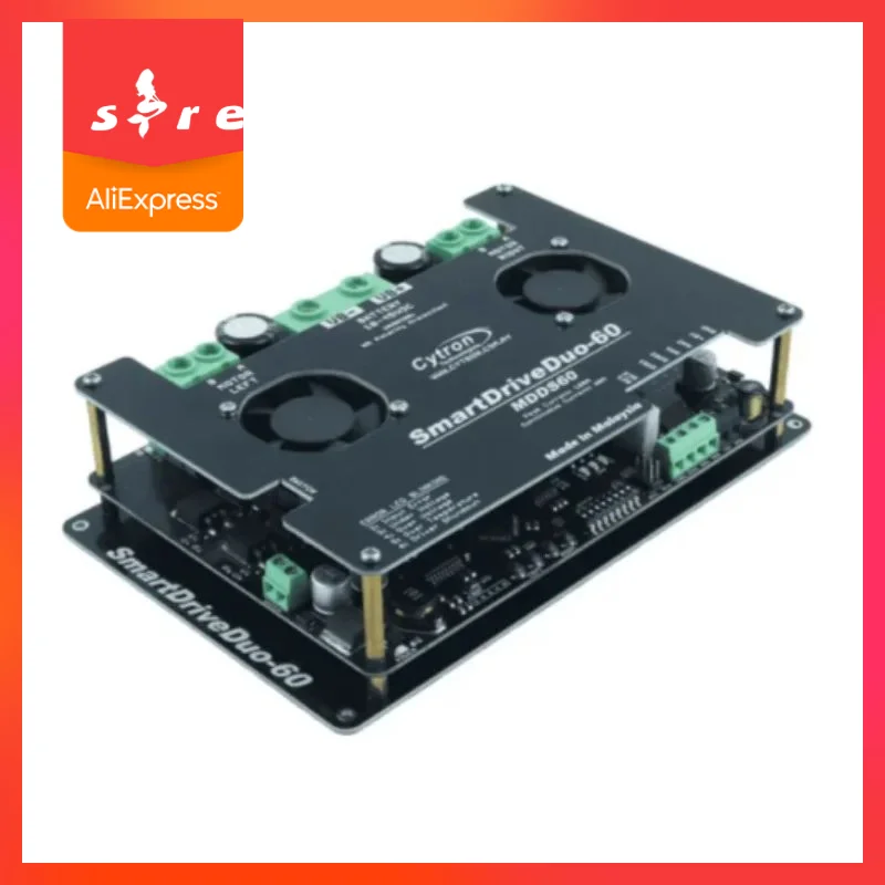 MDDS60 Cytron 60Amp 7V-45V SmartDrive DC Motor Driver (2 Channels)