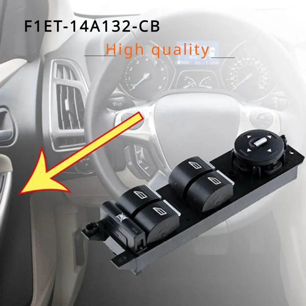 

F1ET-14A132-CB F1ET14A132CB Master Power Window Regulator Button For Ford Focus ST 2012-2017