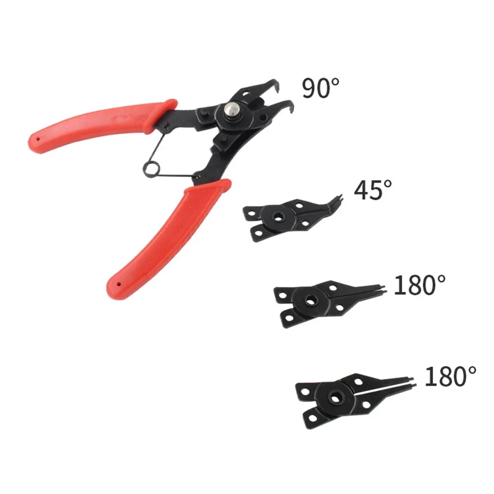 Circlip Pincers Set 4-In-1 Snap Ring Pliers Retaining Crimping Tongs Spring Installation And Removal Hand Tool Multi Crimp Tool