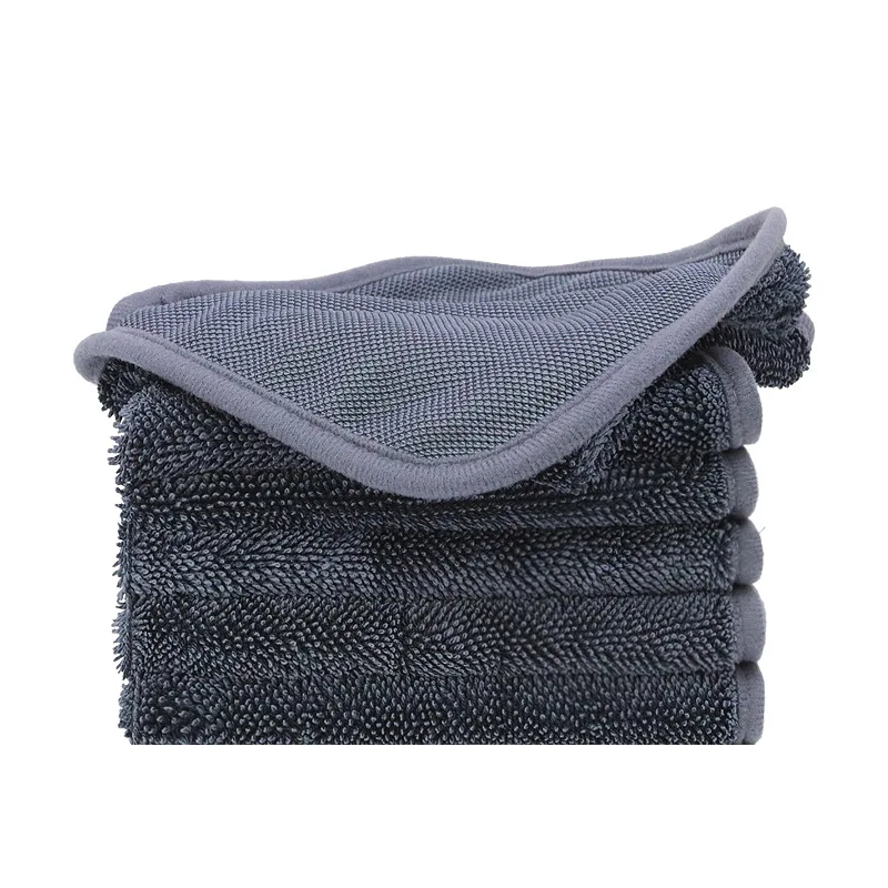 Microfiber Car Towel Double Sided Twist Loop Lint Free Auto Detailing Cloth Cleaning Drying Rag For Vehicle Window Glass Home Ki