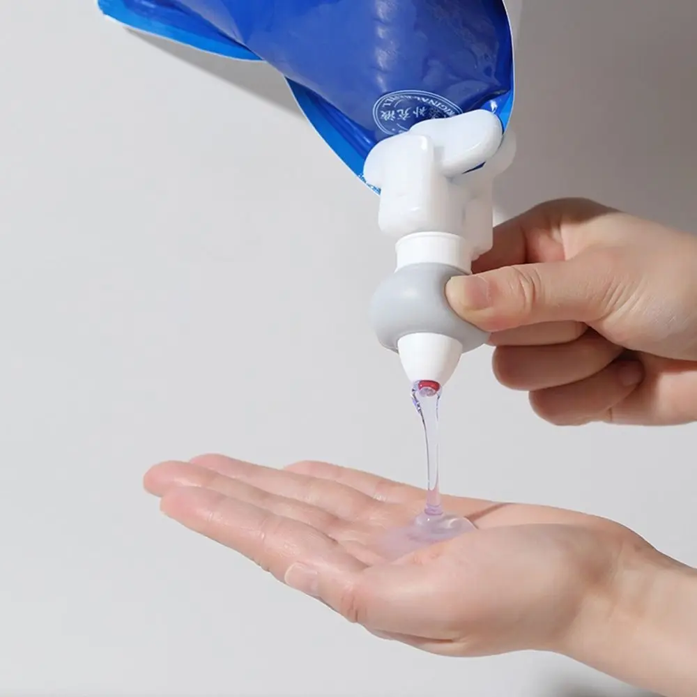 

Силиконовая соковыжималка для контроля жидкости в японском стиле, герметичный подвесной направляющий насос для жидкости с крючком, экономия труда