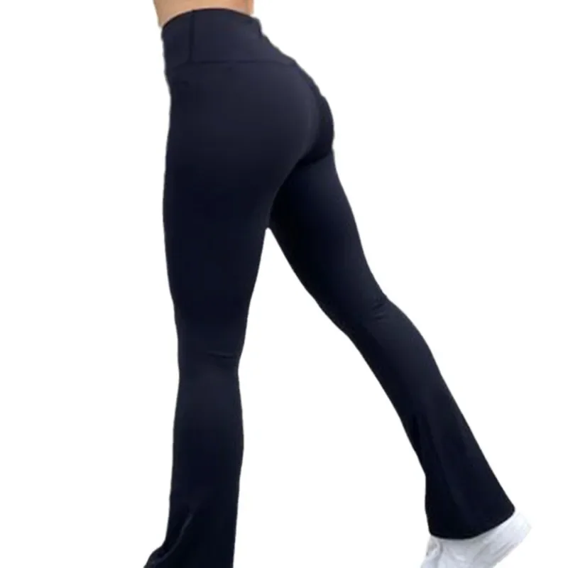 Leggings Allare Sólida Slim Fit, Calças de Cintura Alta, Calças Dividas, Bainha, Apertada, Longa, Escritório, senhoras, Primavera, 2022