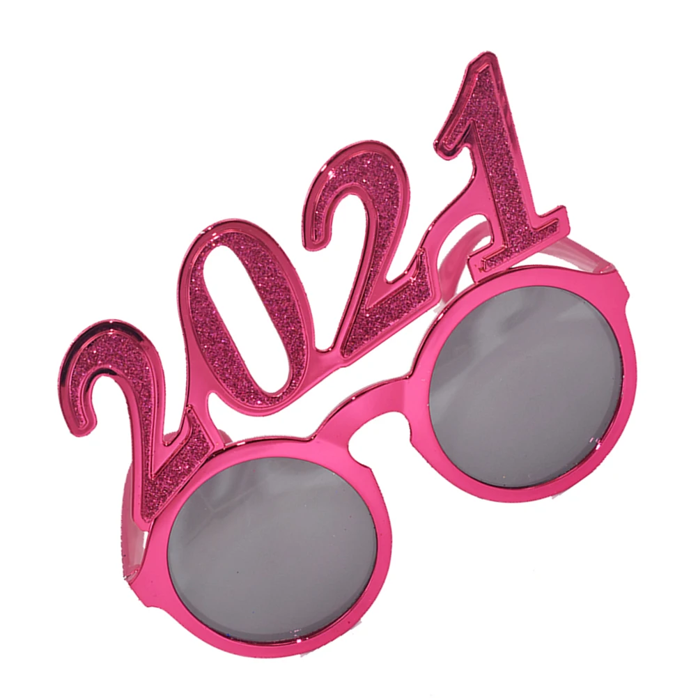 

2021 Party Glasses Novel Year Supplies Funny Costume Accessories Photography Props New Years Eve Decorative