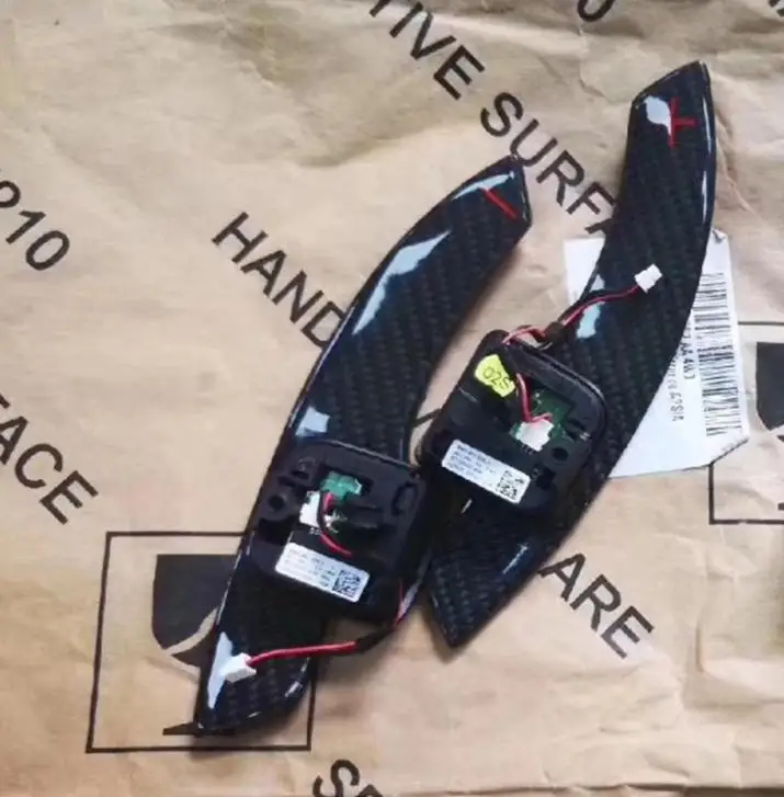 Carbon Fiber Shift Paddle -  For Audi A3 A4L A5 S4 S5 Q5L Q7 TT Carbon Fiber Enlarged Paddle
