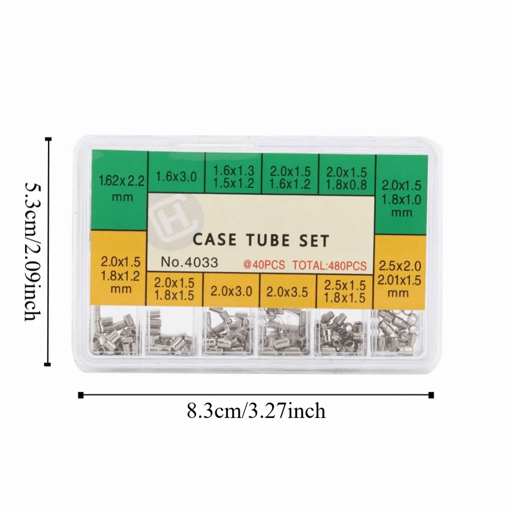 Long-Lasting Stainless Steel Watch Case Tube 12 Sizes Watchmaker Accessory Watch Parts Watchmaker Workshop