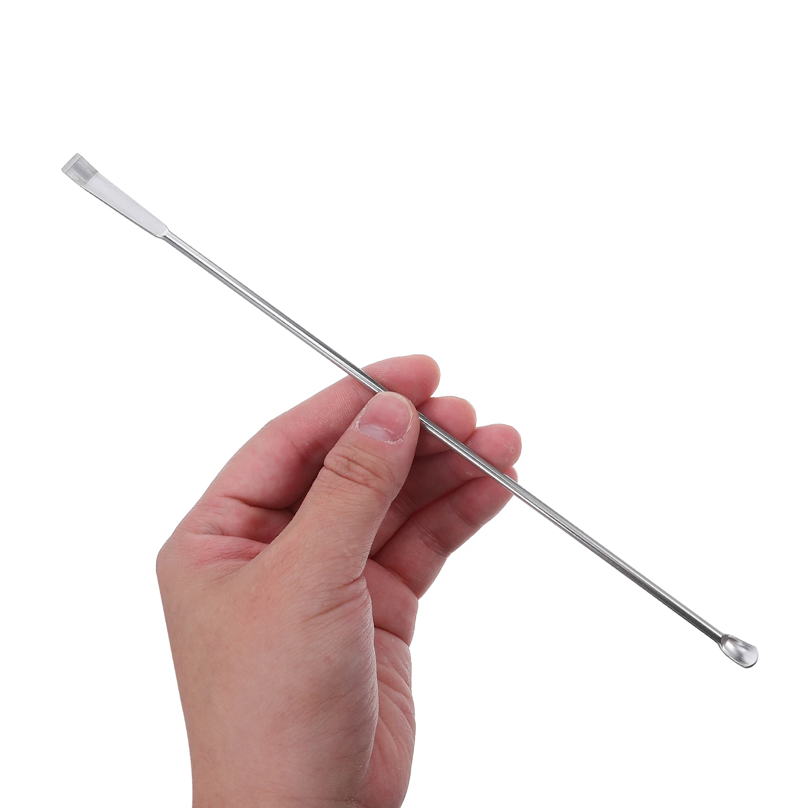 

3pcs Microspoon Stainless Steel Lab Scoop Precision Powder Sampling Tool For Laboratory Pharmacy Milligram Measuring Spatula