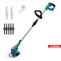 Cordless Lawn Mower Handheld Electric Grass Trimmer Adjustable Garden Tools For Makita 18V Battery