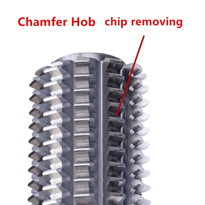 

Customized Gear Hob Chamfer Hob Larger Diameter Chip Removing Gear Cutting Cutter Angle 20 Degree M35 M6.5 M7 M8 M9 M10 M12