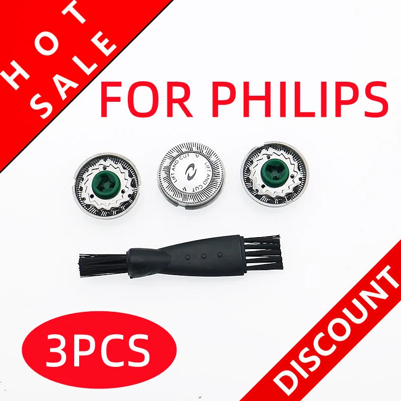 

3PCS For Philips Shaver ​AT750 AT751 AT752 AT755 AT757 AT758 AT810 AT811 HQ7380 AT911 AT798 HQ64 Replacement Head razor blade