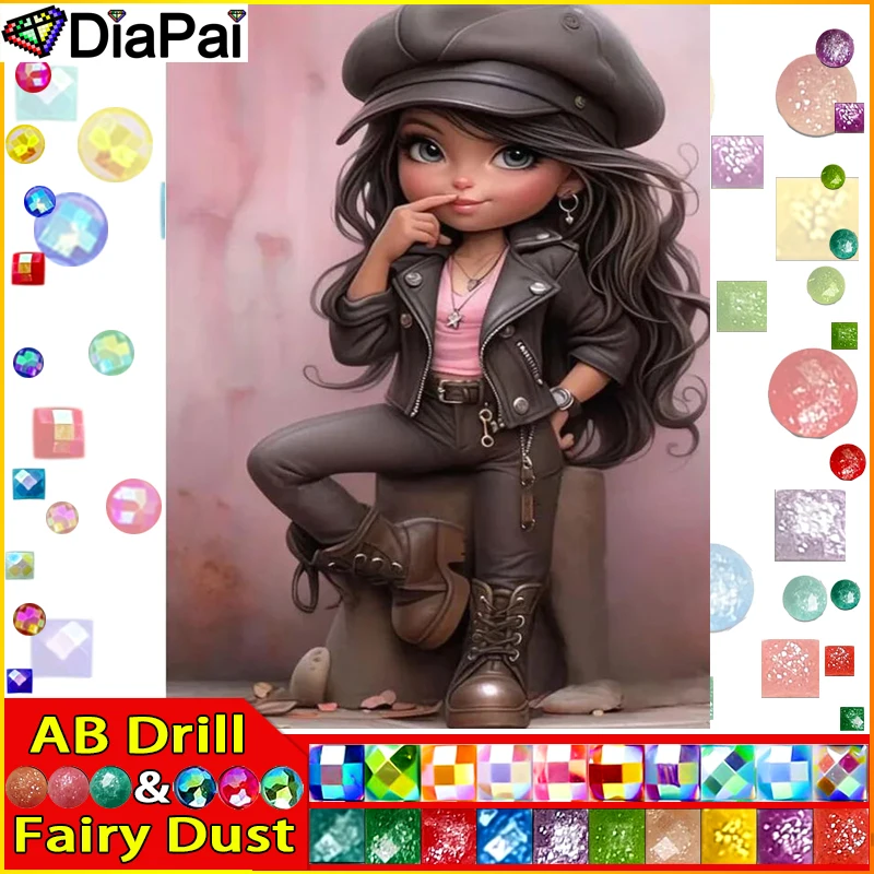 DIAPAI Fairy Dust AB 5d Diamond Painting Full Square/Round 