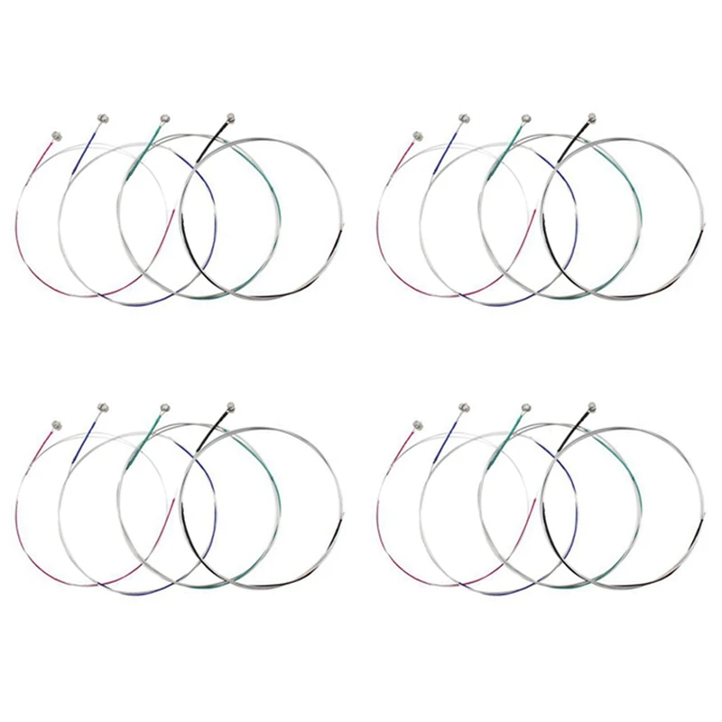 

80Pcs Violin Strings E-A-D-G Core Steel+Nickel Wound Exquisite Stringed Musical Instrument Parts Accessories-AA74