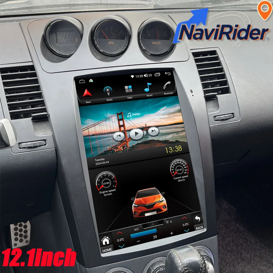 12.1inch LHD RHD Android Screen For Nissan 350 350Z Z33 2003-2007 Stereo Car GPS Multimedia Player Carplay Navigation Auto Radio