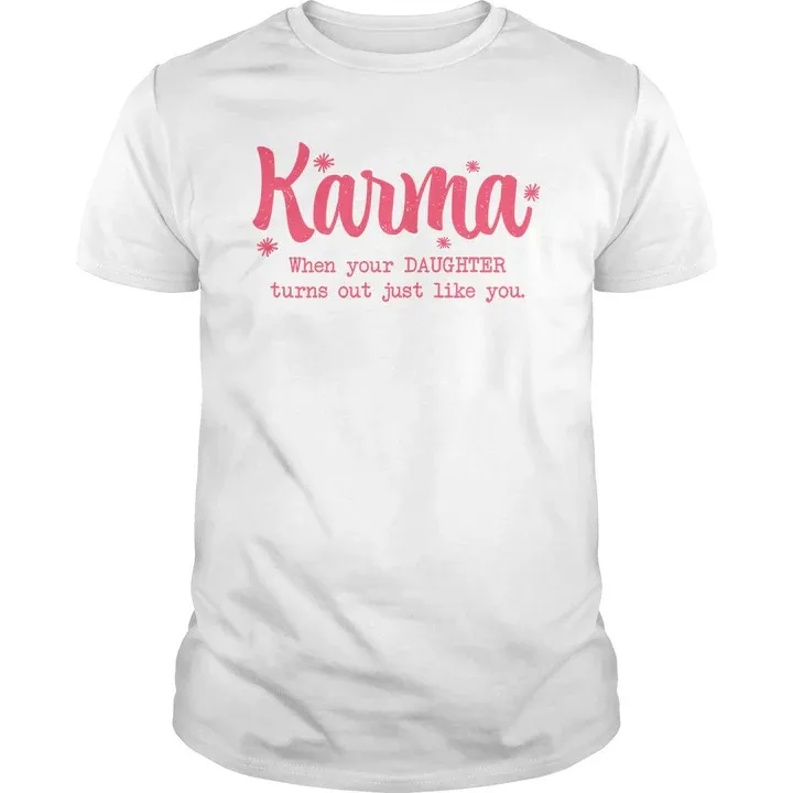 KarmaFunnyT-Shits  Funny Letter Print Tops Tees Shirts