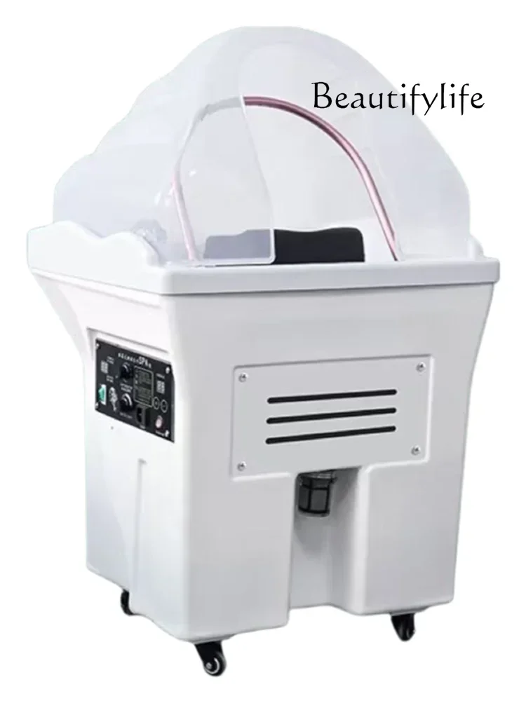 

Water Circulation Beauty Salon Ear Cleaning Hair Care Shop Head Treatment Instrument Fumigation Water-Free Mobile Shampoo Basin