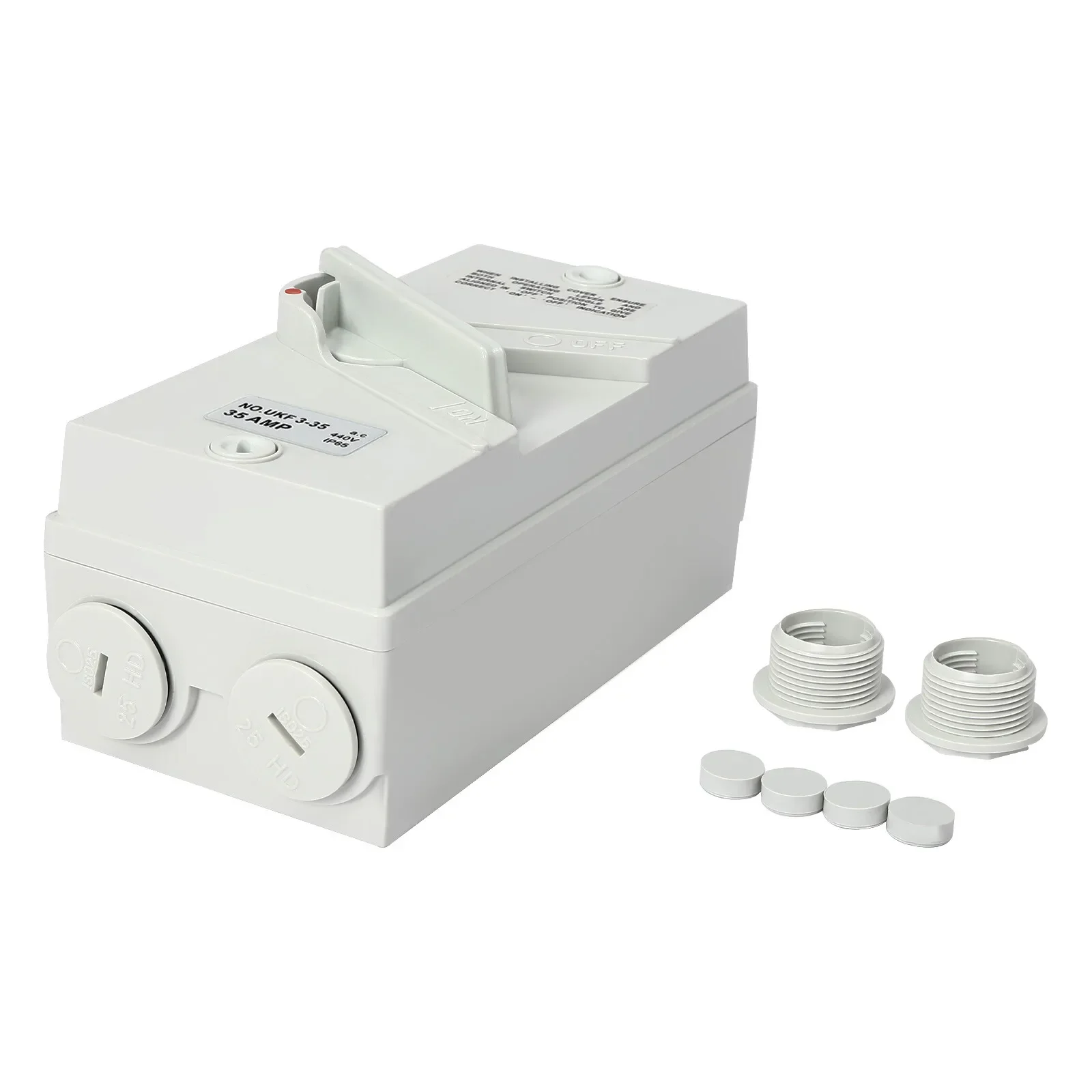 35A 440V مفتاح فصل 3 طريقة 3 مواضع عزل التبديل مقاوم للماء IP65