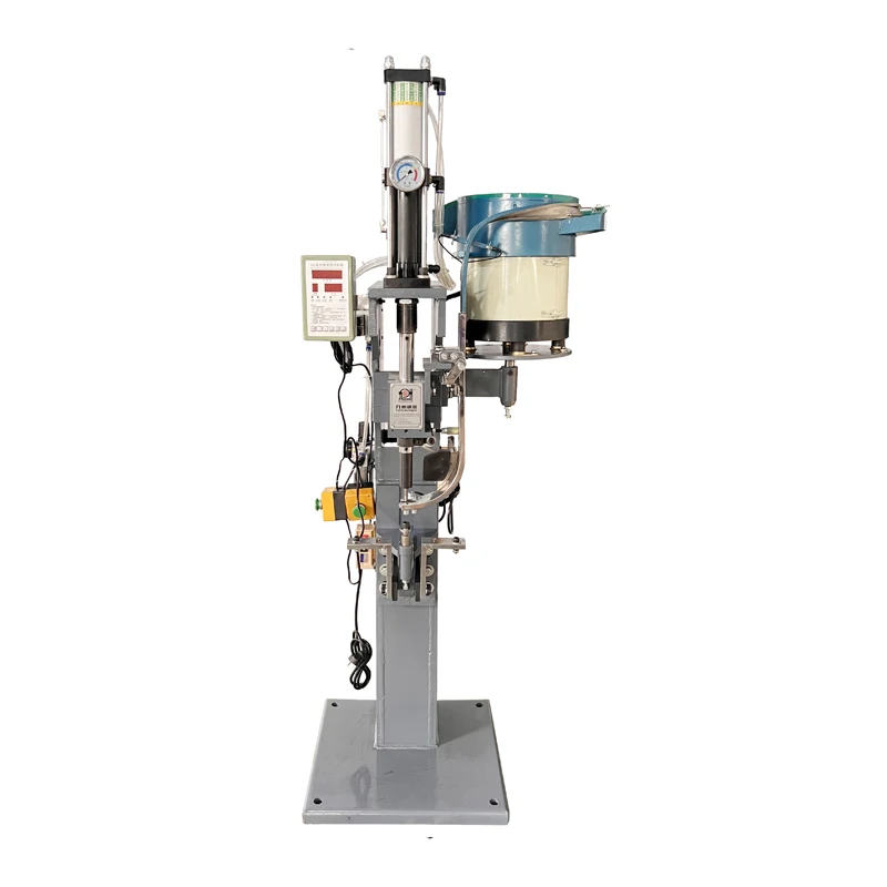 For *# JZ-989DX-2 Vibratory Bowl Feeding Automatic 4 Prong T-nut Riveter / Tee Nut Inserting Machine For MDF Furniture Assembly