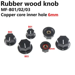 10PCS Speed regulating potentiometer knob MF-B01 B02 B03 bakelite knob B-1 B-2 B-3 band switch handle