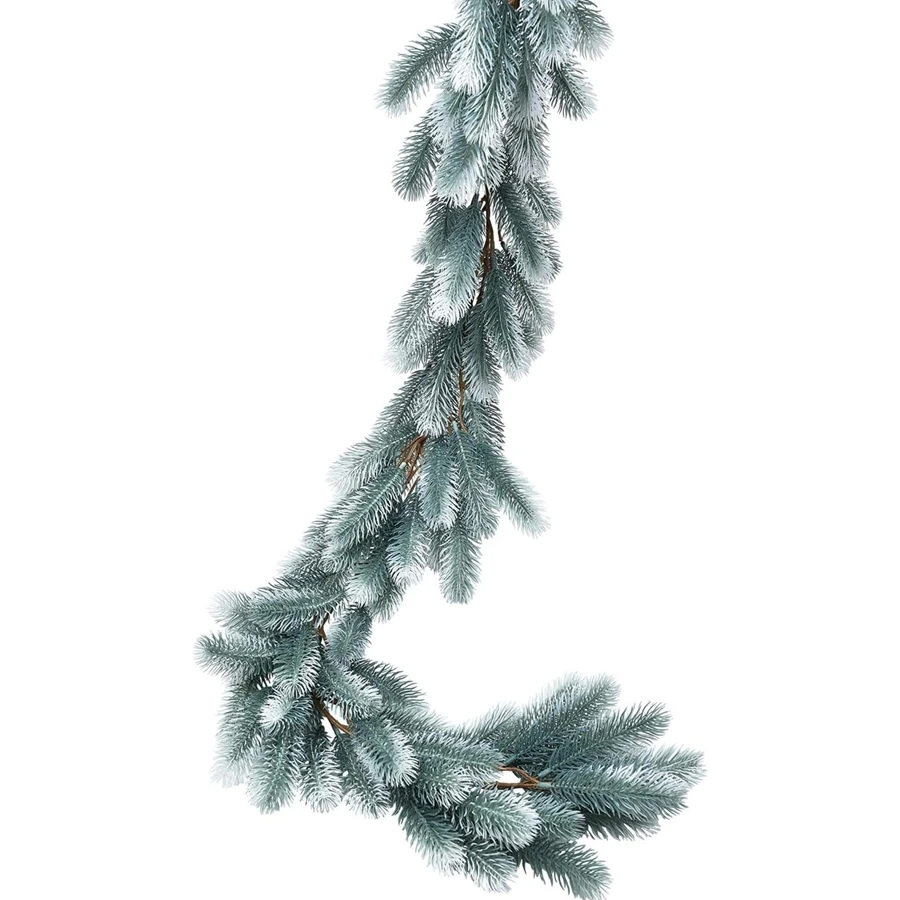 

180CM Artificial Plants Christmas Garland Wreath Home Room Party Wedding Outdoor Decoration Pine Tree Rattan Hanging Ornament