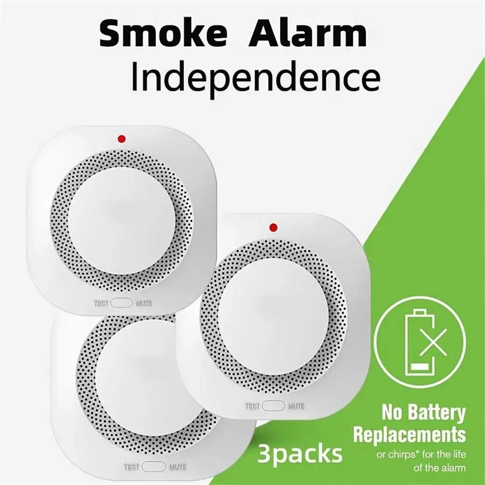 

Independent Smoke Detectors Home Security Alarm Fire Protection Smokehouse Home Security System Smoke Detector