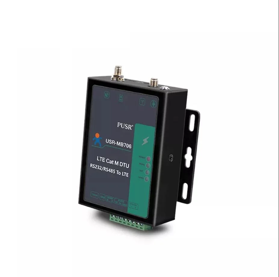 Modem cellulare industriale seriale Rs232/Rs485 a frequenza globale Modem LTE Cat M con GNSS e Slot per SIM Card