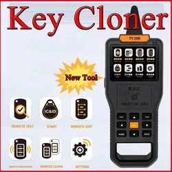 Universal Remote Control Master TY200 Fixed/Rolling Code Fob Emitter Copier Digital Counter Frequency  For Locksmith  Device