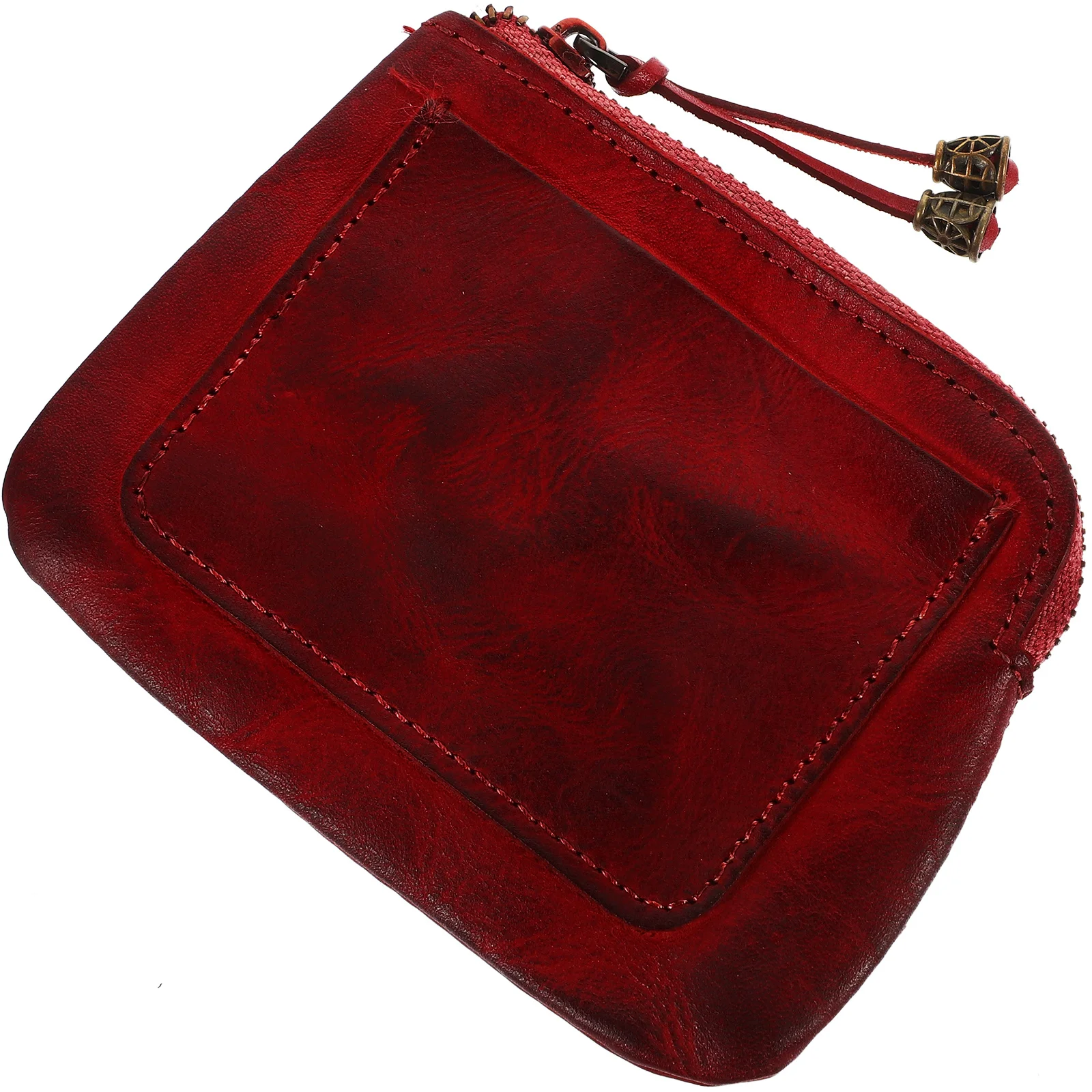 

Mini Vintage Cowhide Coin Purse Small Wallet Portable Change Purse for Women Compact Coin Card Pouch Fashion Change for Women