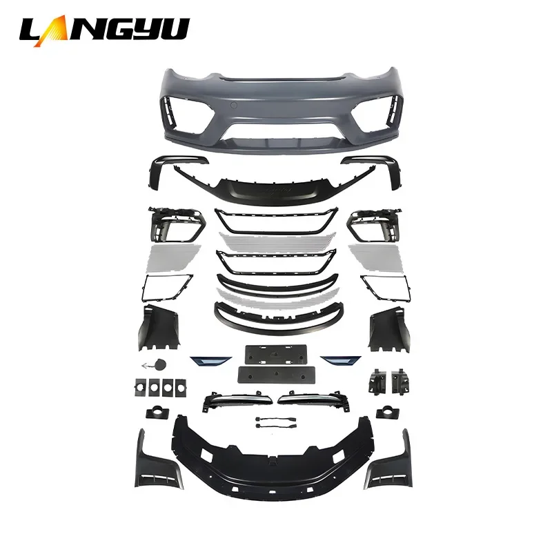 Car Modification Body Parts Front Bumper Assembly 718 987 GT4 RS Style Bodykit For  718 987 GT4RS Body Kit