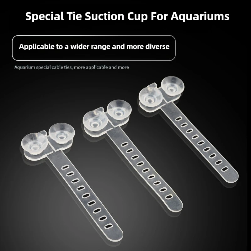 10Pcs Aquarium Saugnapf Aquarium Zubehör Luftröhre Wasser Rohr Schlauch Finishing Landschaftsbau Feste Adsorption Schnalle Clip