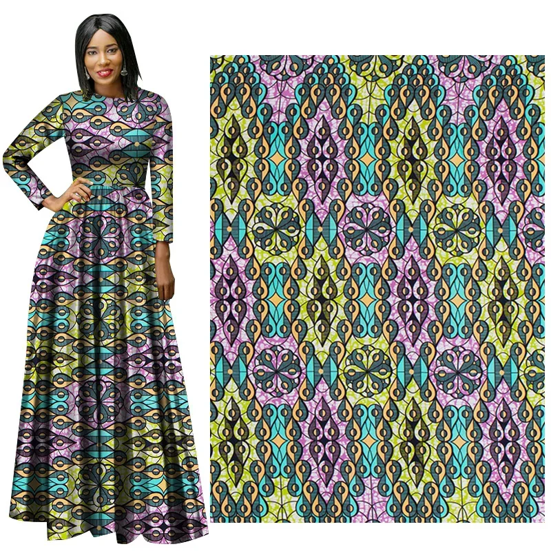 Ankara Wax Print Fabric High Quality African Wax Fabric 100% Polyester Guaranteed Veritable Real Wax Fabric For Dresses