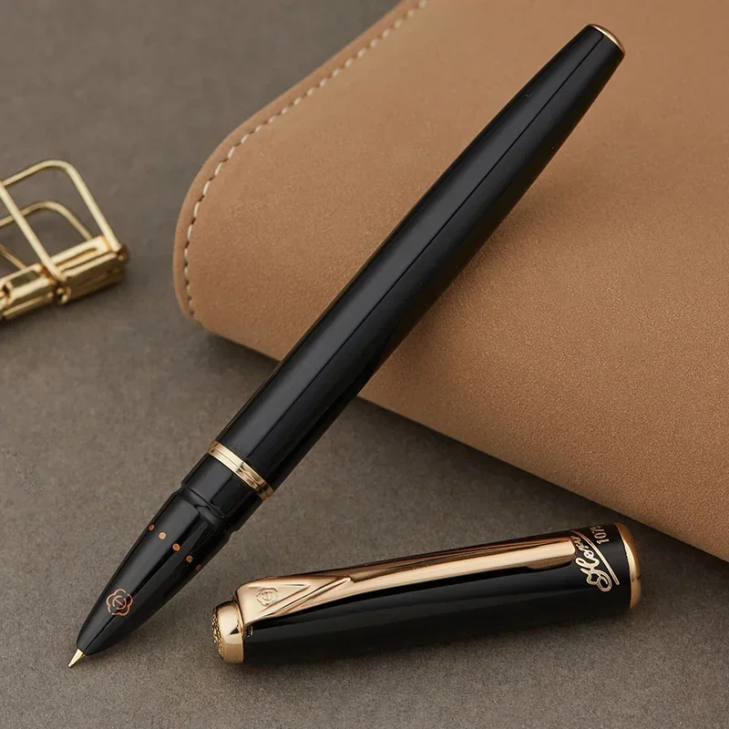 Hot Metal Hero Fountain Pen Classic Black Pen Authentic Iraurita Extra Fine 0.38mm Smooth Financial Office Student Gift Ink Pens