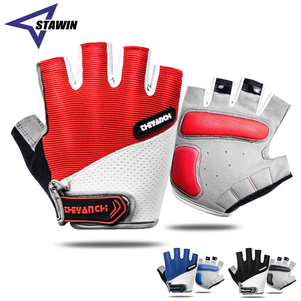 

Bike Gloves Cycling Gloves Bicycle Gloves with Anti-Slip Shock-Absorbing Pads, Half Finger Gloves for Cycling Workout Training