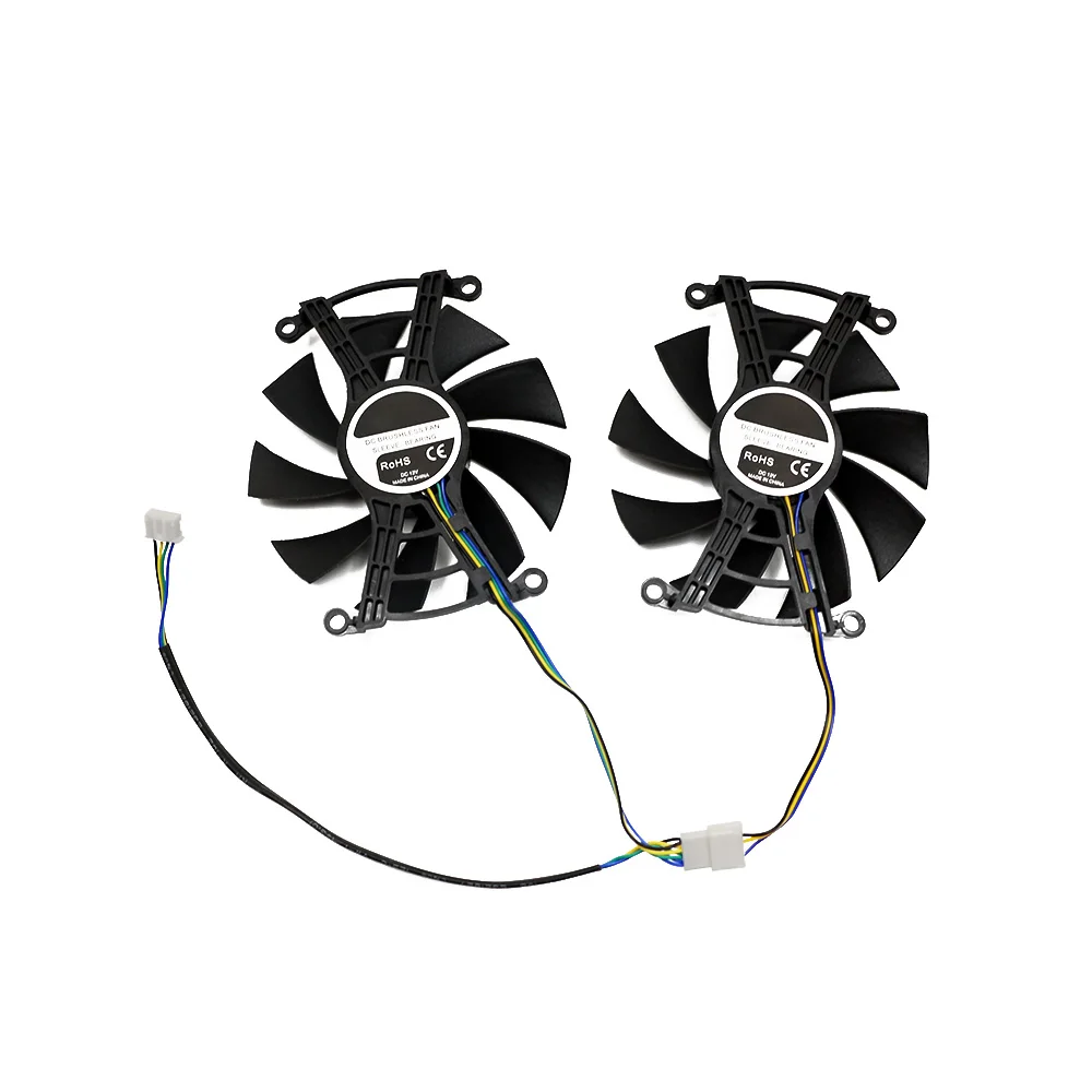 2Pcs/Set,Graphics Mining Card Fan,For NVIDIA For JIESHUO CMP50HX 10G CMP 50HX 10GB,VGA Video Card Cooling