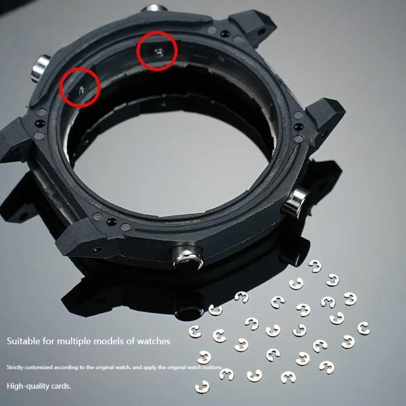 GA-2100 액세서리 Casio G-SHOCK DW-5600/GA-2100 시계 버튼 스프링 가스켓 씰링 링 E 형 카트리지 샤프트 링