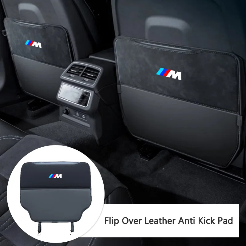 Tapis de protection pour dossier de siège de voiture, anti-salissure, anti-coup de pied, pour BMW Performance F10 F20 F30 E90 E46 E60 X1 X5 X3 X7, accessoires automobiles