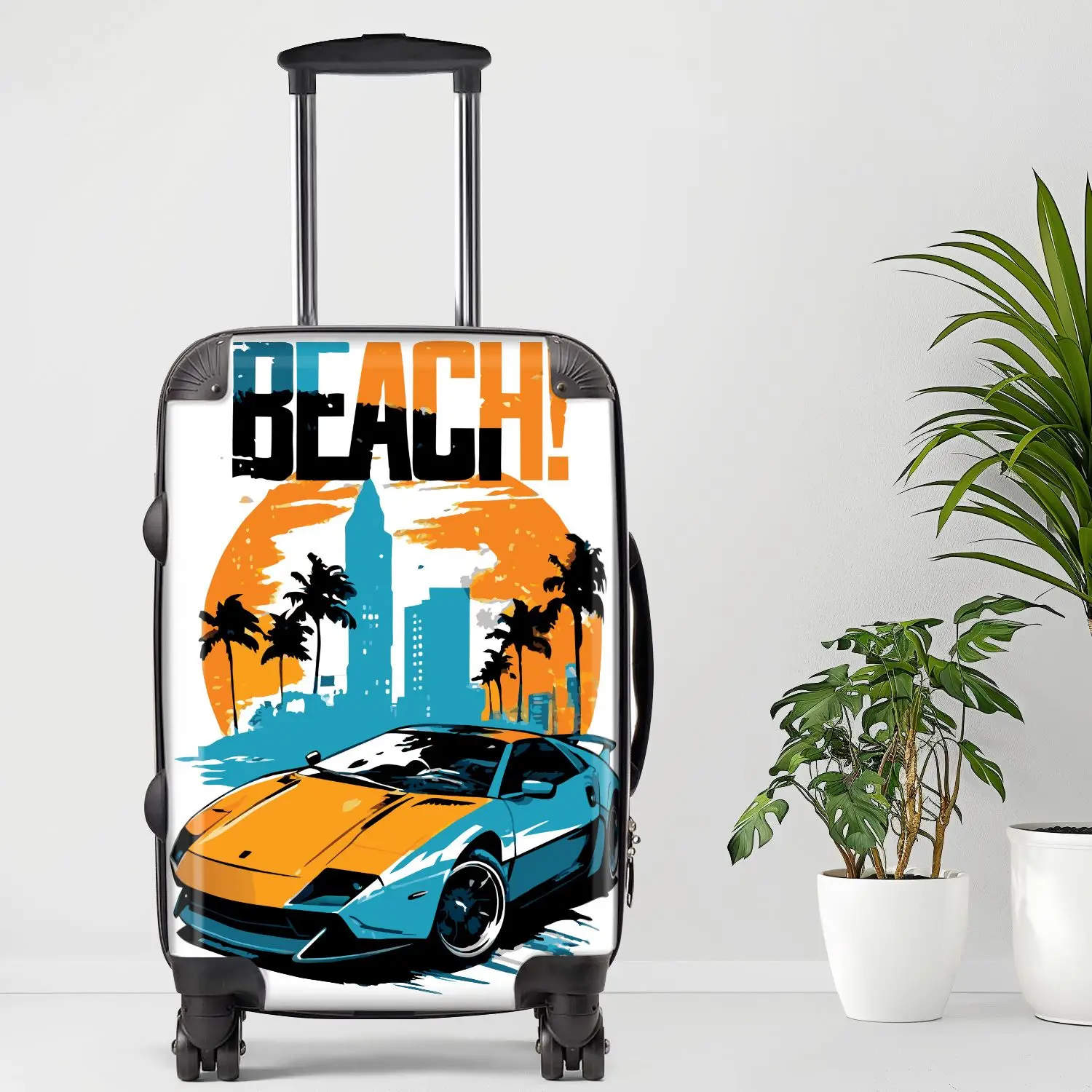 

Beach Luggage20/24/28 Inch Luggage, Carry-On, Custom Luggage, Luggage Set, Suitcase, Travel, Vacation, Cabin Suitcase, Custom Su