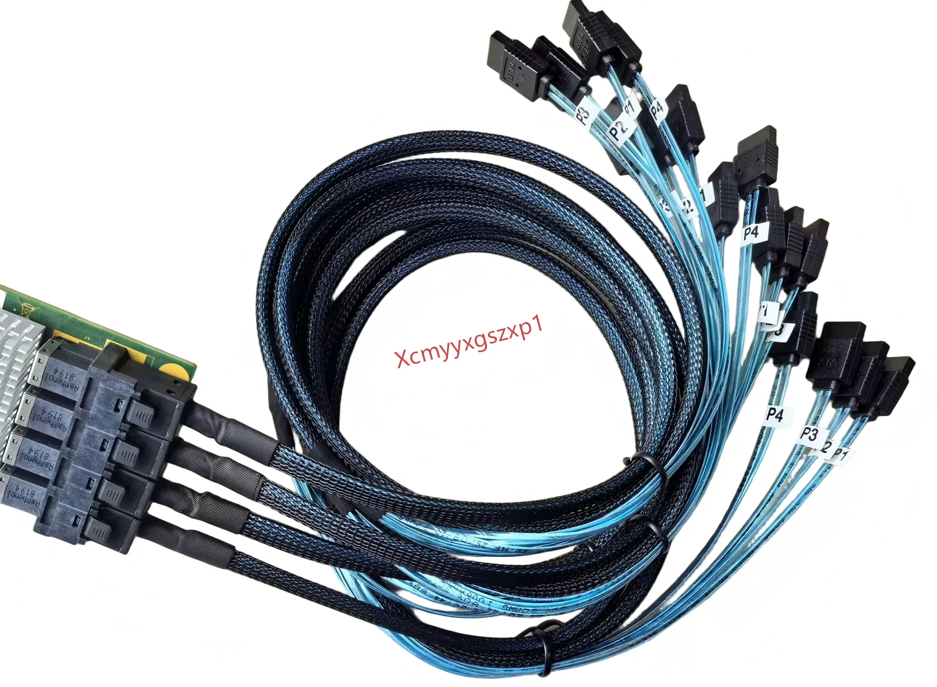 

1pcs OEM 9305-16i LSI SAS3216 12Gbps HBA IT mode ZFS TrueNAS Unraid +4* SFF-8643 SATA