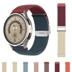 20mm/22mm Strap for Samsung Galaxy watch 6 4 5 pro active 2 Gear S3 braided solo loop bracelet correa Huawei watch GT 2 3 band